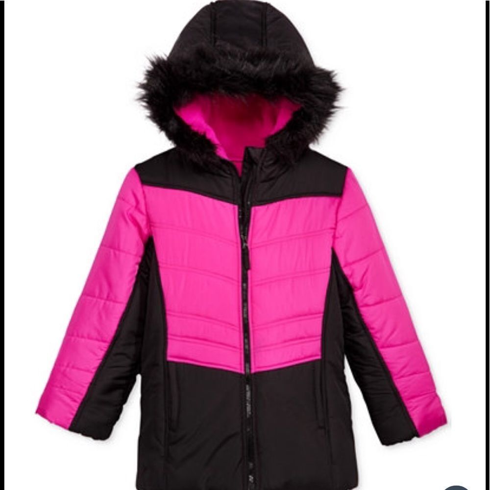 S.Rothschild Hooded Colorblocked puffer jacket